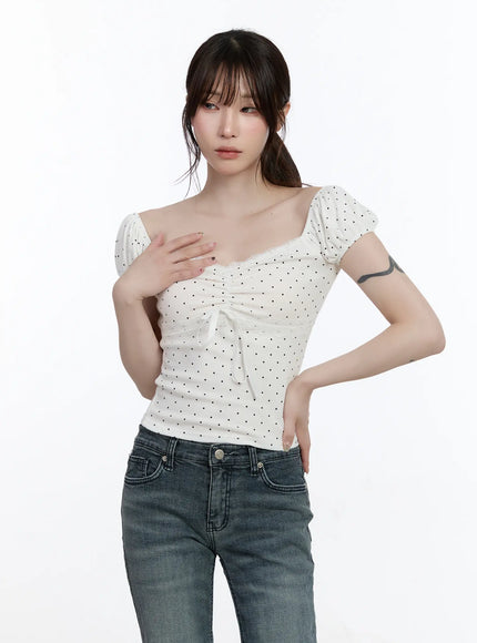sweetheart-polka-dot-puff-sleeve-top-ca501