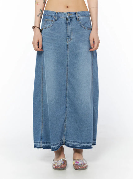 flared-maxi-denim-skirt-cy528