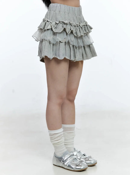 tiered-ruffle-mini-skirt-cg511