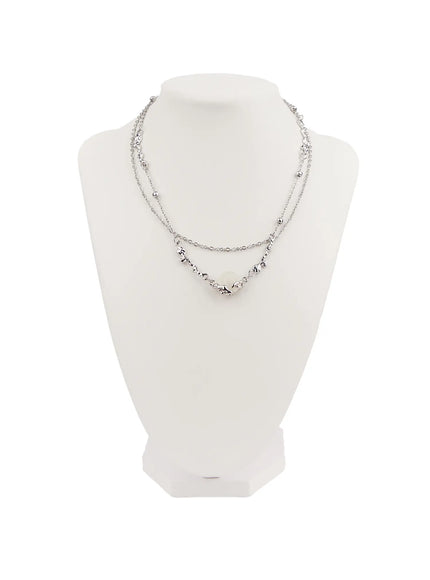 double-chain-necklace-with-stone-pendant-cm505