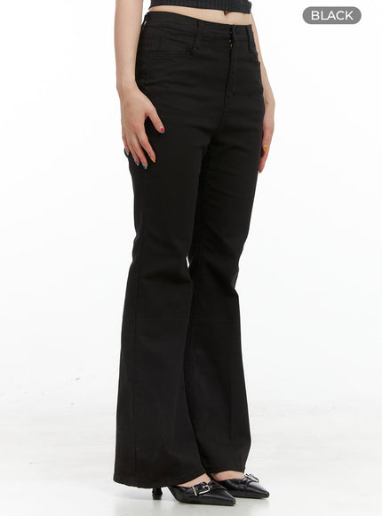 solid-slim-bootcut-pants-cg409