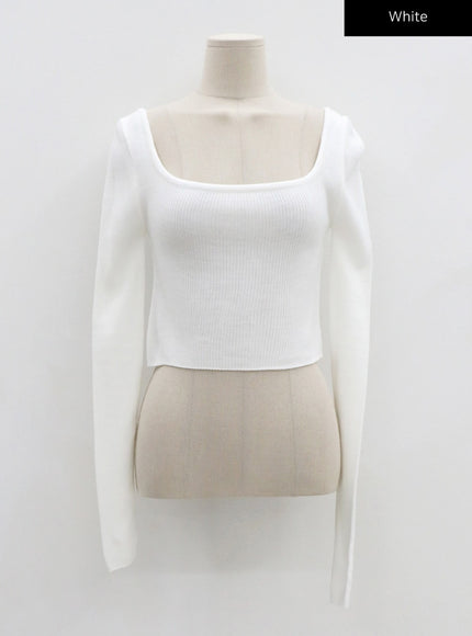 Square Knit Long Sleeve T-Shirt CS20
