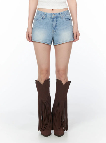 heart-pocket-denim-shorts-cy505