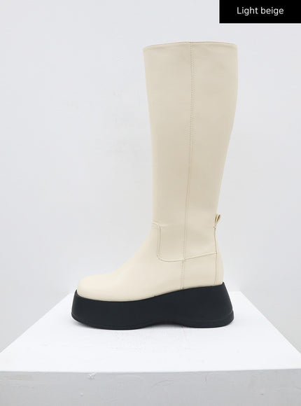Platform Knee High Boots CM307