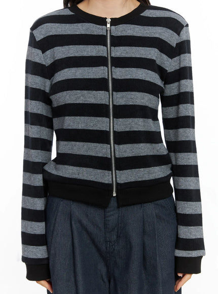 Ralph Striped Two-Way Zip-Up CS524