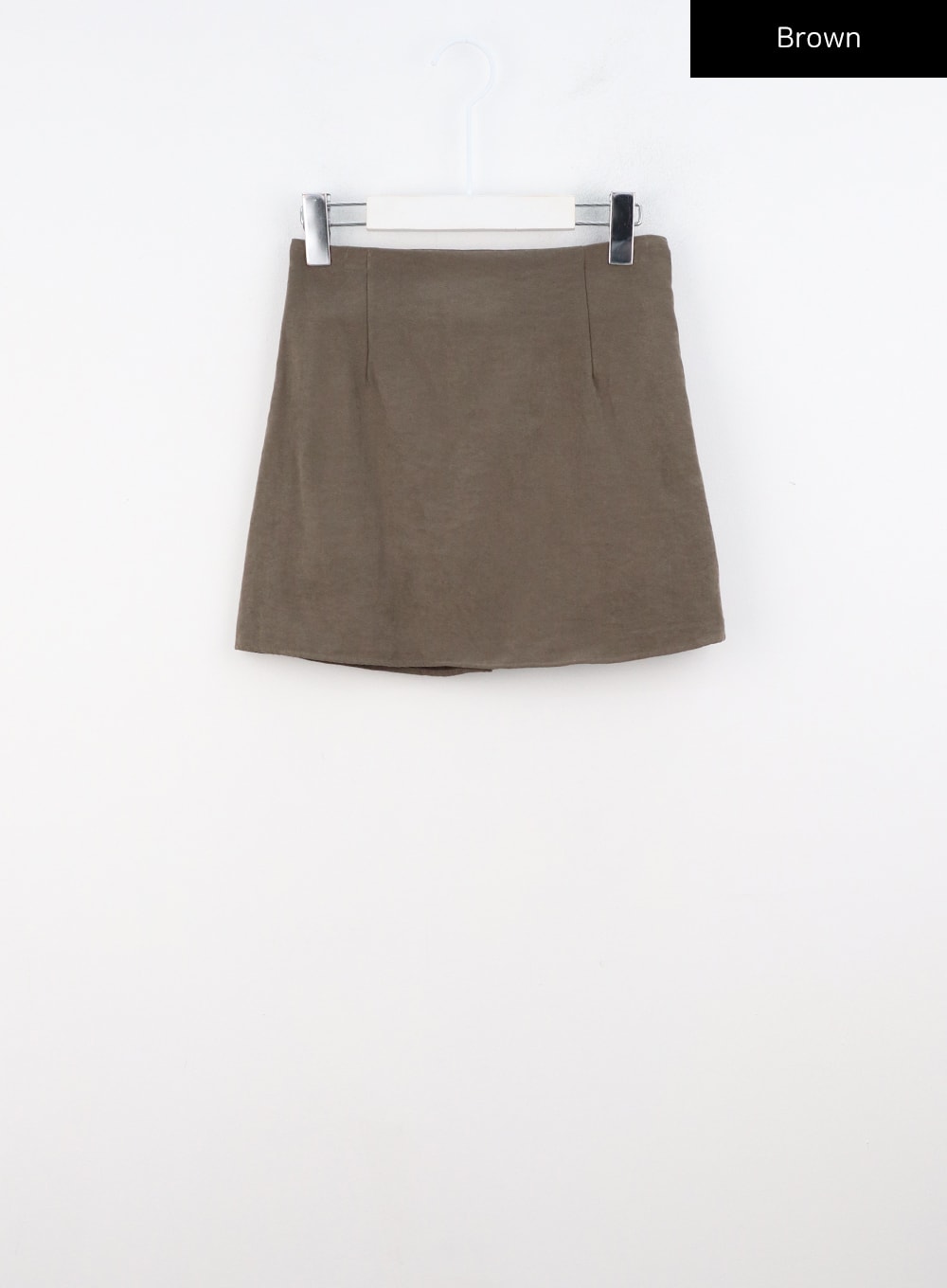 Faux Suede A-line Mini Skirt, 16.5