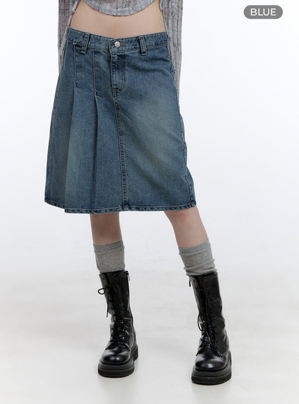 asymmetrical-pleated-washed-midi-denim-skirt-cg412