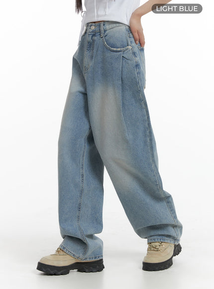 wide-leg-baggy-jeans-cm405 / Light blue