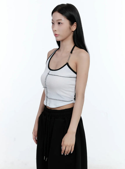 contrast-chain-accent-halter-tank-cl530