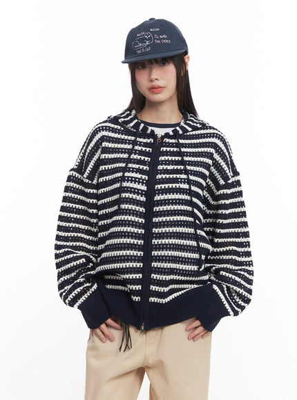 striped-zip-up-oversized-hooded-sweater-cm520