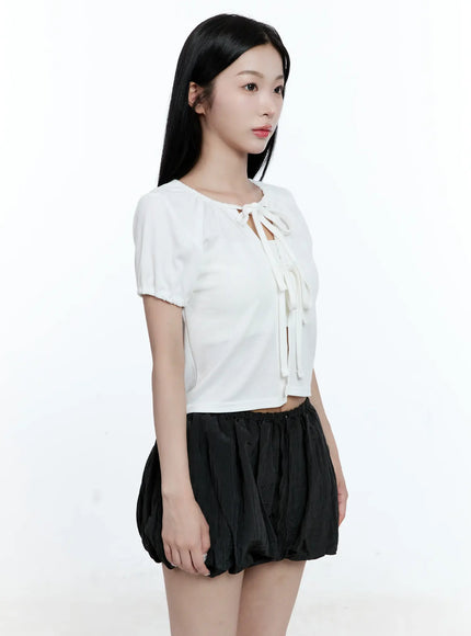 ribbon-puff-sleeve-cardigan-cg511