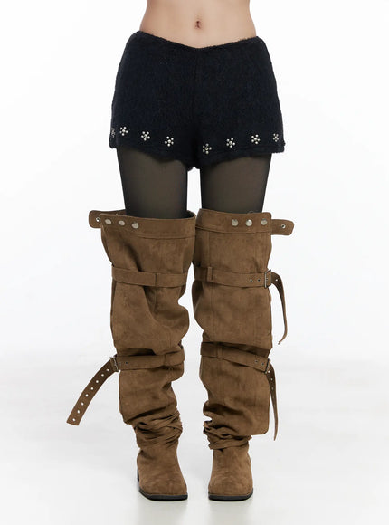 studded-textured-shorts-cj514