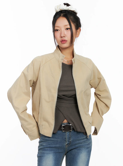 Cotton Raglan Sleeve Jacket CO514