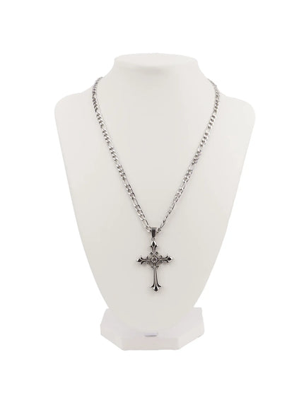 Chunky Chain Cross Necklace CM505