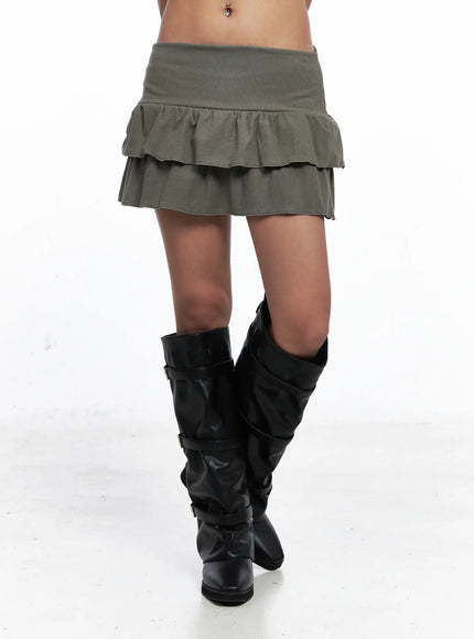 ribbed-layered-mini-skirt-co510