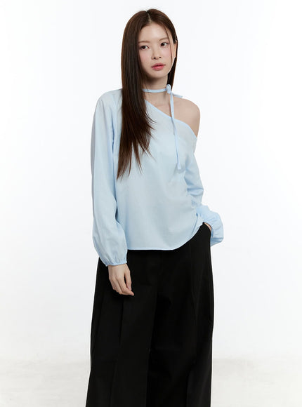 loose-fit-one-shoulder-blouse-cm521