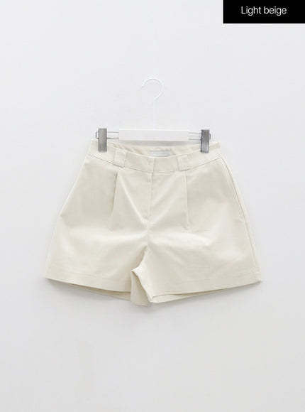 Wide Leg Cotton Shorts OM316