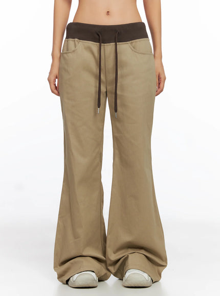 contrast-bootcut-cotton-pants-co515