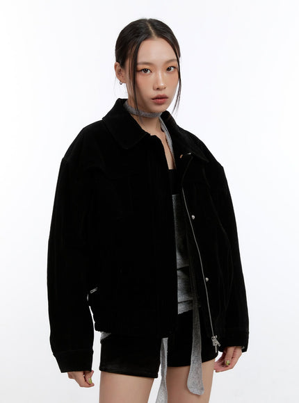 zip-up-collar-jacket-co431