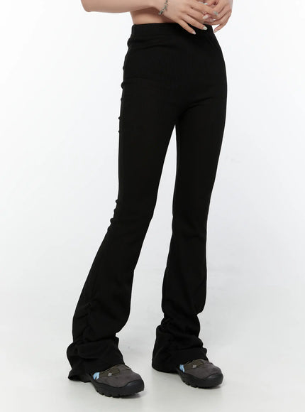 ribbed-shirring-bootcut-pants-cy515