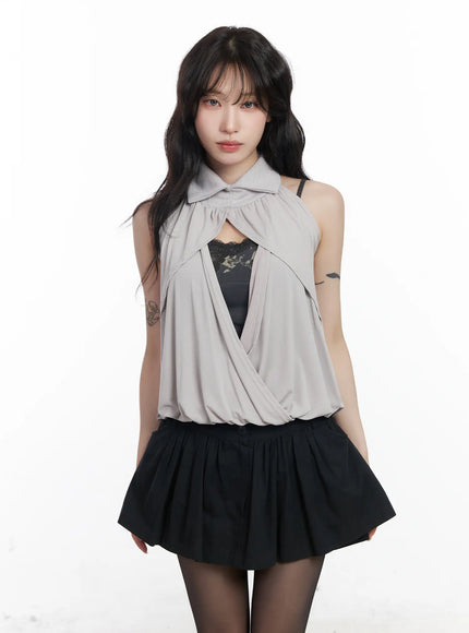 chic-drape-collar-sleeveless-top-cj526