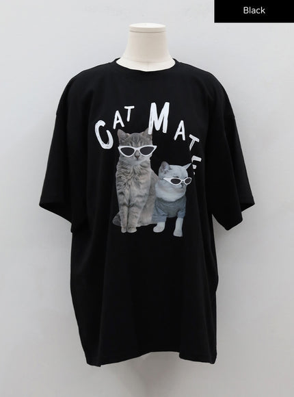 Cat Mate Graphic Tee CJ15