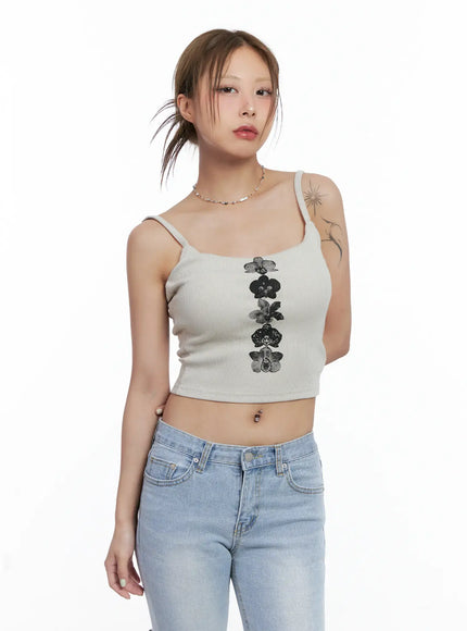 floral-graphic-ribbed-tank-top-cl510
