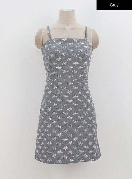 Rose Print Mini Dress OA310