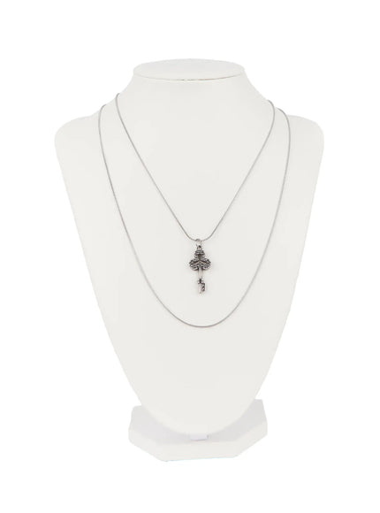 double-chain-key-necklace-cj515