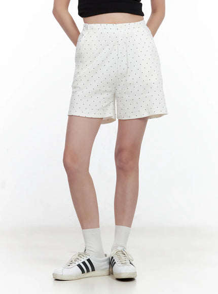 comfy-polka-dot-sweatshorts