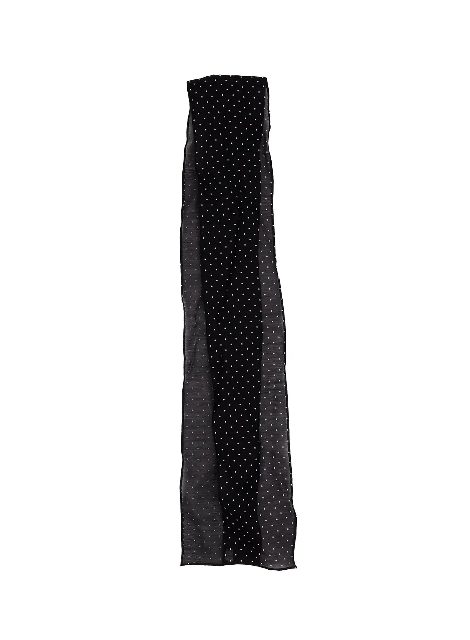 Sheer Polka Dot Skinny Scarf CS524