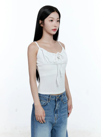 Ribbed Front-Tie Tank CG507