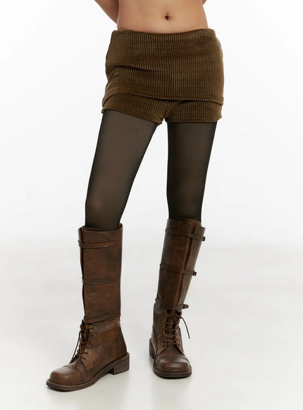 corduroy-low-rise-folded-shorts-cd517