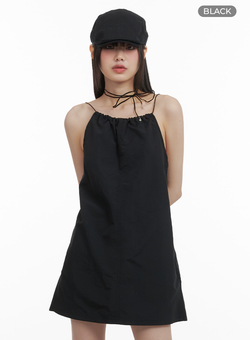 shirred-sleeveless-mini-dress-ca422