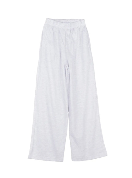 comfort-fit-wide-sweatpants-cg529 / Light gray