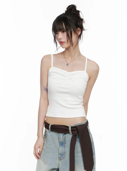 Ribbed Crop Tank Top CG519