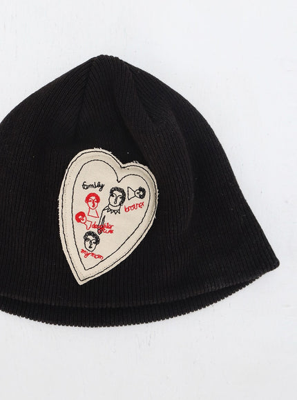 Heart Beanie Unisex CY322