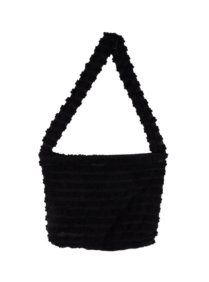 Wrinkled Knit Crossbody Bag CJ501