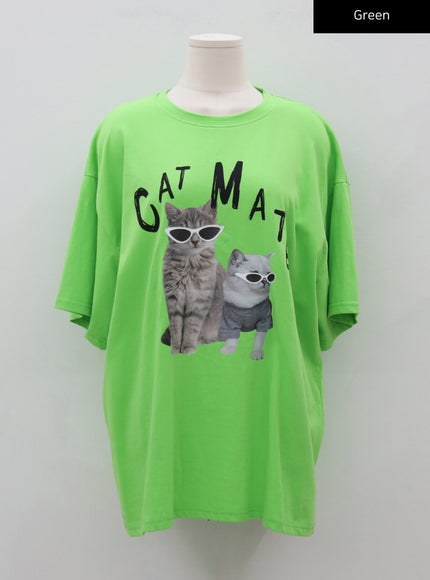 Cat Mate Graphic Tee CJ15