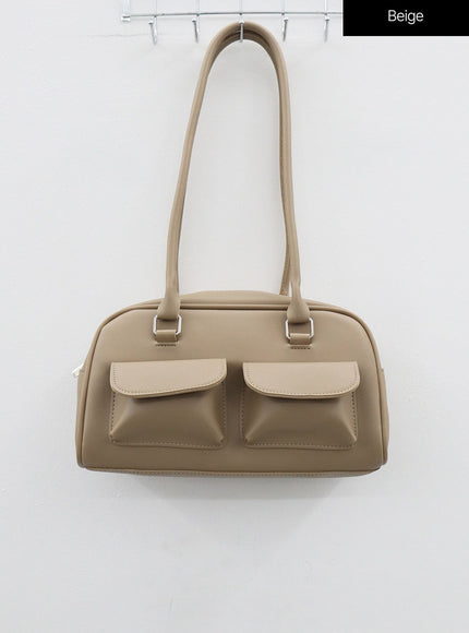 Twin Pocket Shoulder Bag OM306