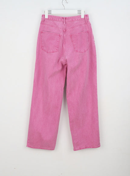 Wide Pink Pants Unisex CY319