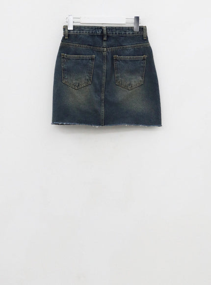 High Waist Denim Pencil Skirt CO11