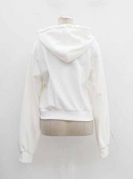 Graphic Zipper Hoodie CD27