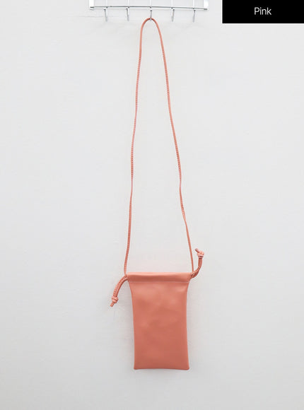 Square Faux Leather Mini Bag BF323