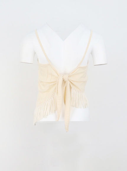 back-tie-fringe-top-bu308