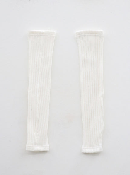 Short Sleeve Knit Turtleneck And Warmer Set OD13