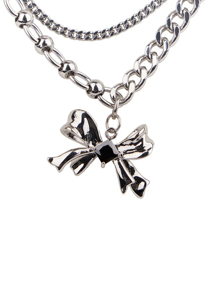 layered-bow-charm-necklace-cm505
