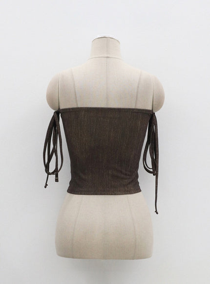 Schlauchoberteil mit Schnürdetail BF323