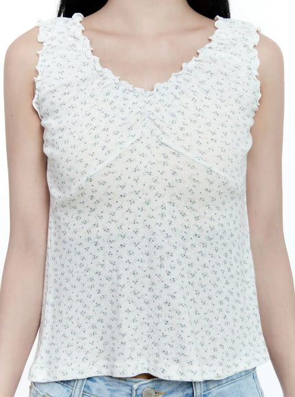 ruffle-v-neck-sleeveless-top-cg512