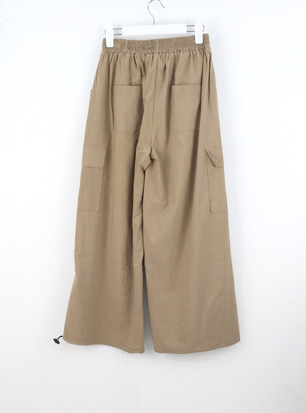 Wide Cargo Track Pants CY308